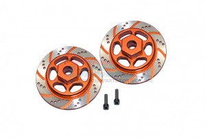 GPM RBX010 ALUMINUM HEX WITH BRAKE DISK (SILVER INLAY VERSION) AXIAL RACING 1/10 4WD RBX10 RYFT BRUSHLESS ROCK BOUNCER AXI03005 - ORANGE - RBX010-OR