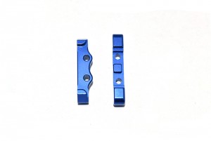 GPM LM009 ALU REAR LOWER SUSPENSION ARM MOUNT LOSI 1/18 2WD MINI-T 2.0 LOS01015 - BLUE - LM009-B