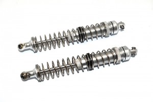 GPM RBX130F ALUMINUM FRONT SPRING DAMPERS 130mm AXIAL RACING 1/10 4WD RBX10 RYFT BRUSHLESS ROCK BOUNCER AXI03005 - SILVER - RBX130F-S