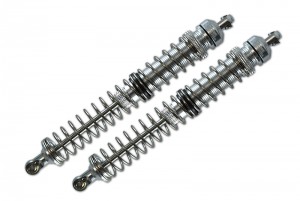 GPM RBX145R ALUMINUM REAR SPRING DAMPERS 145mm AXIAL RACING 1/10 4WD RBX10 RYFT BRUSHLESS ROCK BOUNCER AXI03005 - SILVER - RBX145R-S