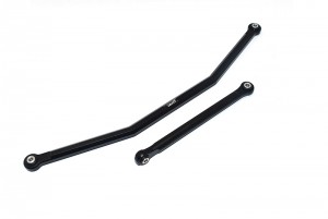 GPM RBX161 ALUMINUM FRONT STEERING TIE RODS AXIAL 1/10 4WD RBX10 RYFT BRUSHLESS ROCK BOUNCER AXI03005 - BLACK - RBX161-BK