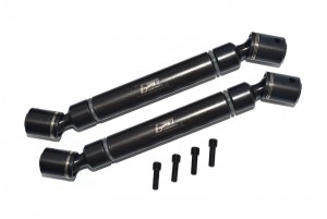 GPM SCX6037S CARBON STEEL FRONT & REAR CVD DRIVE SHAFT AXI252009 1/6 AXIAL RACING SCX6 RC CRAWLER AXI05000 - SCX6037S-BK