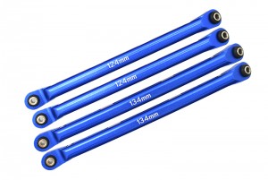 GPM RBX049F ALUMINUM FRONT UPPER & LOWER CHASSIS LINKS PARTS 1/10 AXIAL RACING RBX10 RYFT BRUSHLESS ROCK BOUNCER AXI03005 - BLUE - RBX049F-B