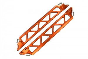 GPM TXM014 ALUMINIUM SIDE TRAIL FOR 6S TRAXXAS XMAXX 6S 8S MONSTER - Orange - TXM014-OR