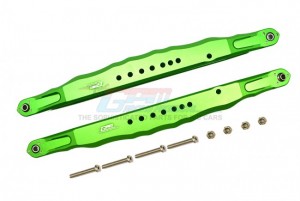 GPM SB2014L ALUMINUM REAR LOWER TRAILING ARMS LOSI 1/6 4WD SUPER BAJA REY 2.0 BRUSHLESS DESERT TRUCK LOS05021 - GREEN - SB2014L-G