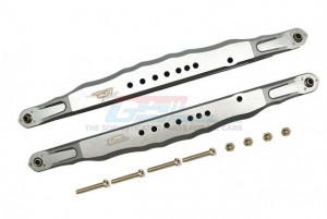 GPM SB2014L ALUMINUM REAR LOWER TRAILING ARMS LOSI 1/6 4WD SUPER BAJA REY 2.0 BRUSHLESS DESERT TRUCK LOS05021 - ORANGE - SB2014L-OR