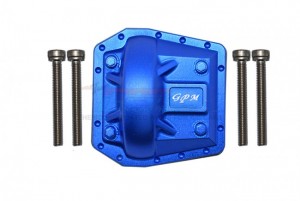 GPM SCX6012A ALUMINUM FRONT/REAR GEARBOX COVER AXI252002 AXIAL 1/6 4WD SCX6 CRAWLER JEEP JLU WRANGLER AXI05000 - SCX6012A-B