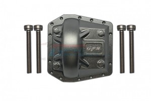 GPM SCX6012A ALUMINUM FRONT/REAR GEARBOX COVER AXI252002 AXIAL 1/6 4WD SCX6 CRAWLER JEEP JLU WRANGLER AXI05000 - SCX6012A-GS