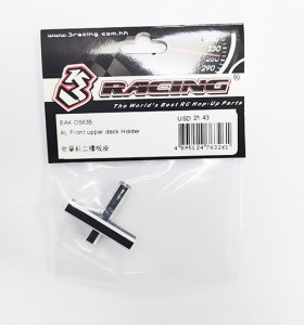 3RACING   SAK-D5635 AL Front Upper Deck Holder  For 1/10 SAKURA D5 MR CHASSIS - SAK-D5635