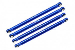 GPM LMT049F/R ALUMINUM FRONT/REAR UPPER & LOWER CHASSIS LINKS PARTS TREE TEAM LOSI 1/8 LMT 4WD SOLID AXLE MONSTER TRUCK LOS04022 - BLUE - LMT049F/R-B