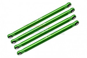 GPM LMT049F/R ALUMINUM FRONT/REAR UPPER & LOWER CHASSIS LINKS PARTS TREE TEAM LOSI 1/8 LMT 4WD SOLID AXLE MONSTER TRUCK LOS04022 - GREEN - LMT049F/R-G