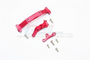 ALUMINIUM BATTERY MOUNT - AXIAL SCX10 II - Red - SCX20126-R