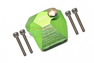 GPM SCX3012A ALUMINUM FRONT / REAR GEARBOX COVER AXIAL RACING SCX-III CRAWLER - SCX3012A-G