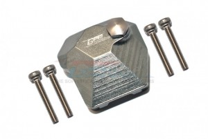 GPM SCX3012A ALUMINUM FRONT / REAR GEARBOX COVER AXIAL RACING SCX-III CRAWLER - SCX3012A-GS