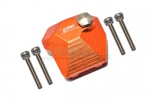 GPM SCX3012A ALUMINUM FRONT / REAR GEARBOX COVER AXIAL RACING SCX-III CRAWLER - ORANGE - SCX3012A-OR