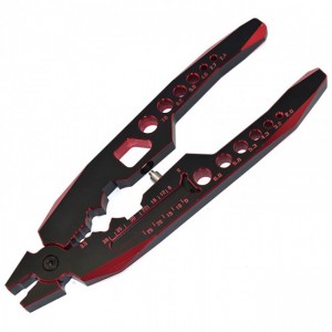 ROADTECH NSD052-OC Aluminum Alloy Golden Black Red Shaft Pliers Wrench - NSD052-OC