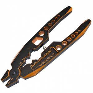 ROADTECH NSD053-OC Aluminum Alloy Golden Black Shock Shaft Pliers - NSD053-OC