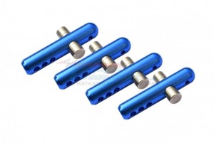 GPM MAVE201FR ALUMINUM STEEL FRONT & REAR BODY POST ARRMA 1/8 4WD VENDETTA 4X4 3S BLX BRUSHLESS SPEED BASH RACER ARA4319V3 - BLUE - MAVE201FR-B