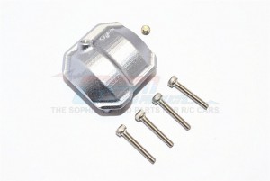 ALUMINIUM FRONT/REAR DIFFERENTIAL COVER WITH HOLE - AXIAL SCX10 II - SCX2012AO-GS