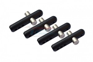 GPM MAVE201FR ALUMINUM STEEL FRONT & REAR BODY POST ARRMA 1/8 4WD VENDETTA 4X4 3S BLX BRUSHLESS SPEED BASH RACER ARA4319V3 - BLACK - MAVE201FR-BK