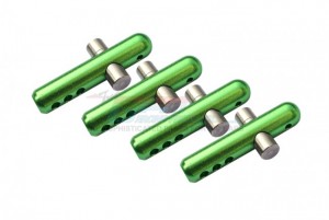 GPM MAVE201FR ALUMINUM STEEL FRONT & REAR BODY POST ARRMA 1/8 4WD VENDETTA 4X4 3S BLX BRUSHLESS SPEED BASH RACER ARA4319V3 - GREEN - MAVE201FR-G