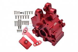 GPM MAKX012NF/R ALUMINUM FRONT / REAR GEAR BOX ARRMA RC  1/5 4WD KRATON 8S BLX MONSTER TRUCK ARA110002T1/T2 - RED - MAKX012NF/R-R