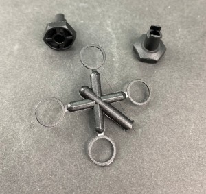 3RACING SAK-D551 Rear Wheel Hub Standard For 1/10 RC SAKURA D5 MR DRIFT CAR - SAK-D551