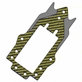 3RACING SAK-D554 Graphite Upper Deck For 1/10 RC SAKURA D5 MR DRIFT CAR - SAK-D554/GO