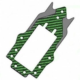 3RACING SAK-D554 Graphite Upper Deck For 1/10 RC SAKURA D5 MR DRIFT CAR - SAK-D554/GR