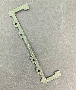 3RACING SAK-D557 Graphite Battery Plate For 1/10 RC SAKURA D5 MR DRIFT CAR - GREEN - SAK-D557/GR