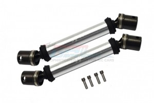 GPM LMT037SA ALUMINIUM FRONT+REAR UNIVERSAL CVD DRIVE SHAFT LOSI 1/8 LMT 4WD SOLID AXLE MONSTER TRUCK LOS04022 - LMT037SA-S