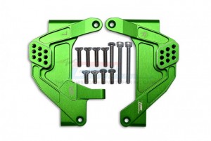 GPM SCX6028 ALUMINUM FRONT SHOCK MOUNT AXI251001 AXIAL RACING 1/6 4WD SCX6 JEEP JLU WRANGLER AXI05000 - GREEN - SCX6028-G