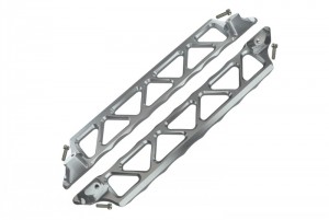 GPM TXM014 ALUMINIUM SIDE TRAIL FOR 6S TRAXXAS XMAXX 6S 8S MONSTER - Silver - TXM014-S