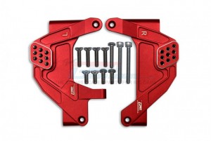 GPM SCX6028 ALUMINUM FRONT SHOCK MOUNT AXI251001 AXIAL RACING 1/6 4WD SCX6 JEEP JLU WRANGLER AXI05000 - RED - SCX6028-R