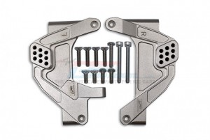 GPM SCX6028 ALUMINUM FRONT SHOCK MOUNT AXI251001 AXIAL RACING 1/6 4WD SCX6 JEEP JLU WRANGLER AXI05000 - SILVER - SCX6028-S