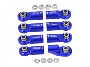 GPM SCX6160F/BE ALUMINUMBALL ENDS FOR ORIGINAL FRONT LINK BAR AXIAL RC 1/6 4WD SCX6 JEEP JLU WRANGLER AXI05000 - SCX6160F/BE-B