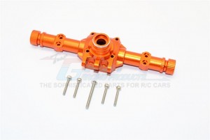 ALUMINIUM FRONT/REAR AXLE HOUSING - AXIAL SCX10 II - Orange - SCX2012E-OR