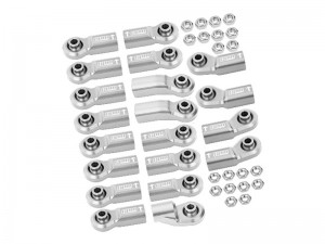 GPM SCX6162/BE  COMPLETED BALL ENDS FOR ORIGINAL FULL SET LINK BAR AXIAL RC 1/6 4WD SCX6 JEEP JLU WRANGLER AXI05000 - SCX6162/BE-S