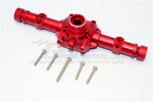 ALUMINIUM FRONT/REAR AXLE HOUSING - AXIAL SCX10 II - Red - SCX2012E-R