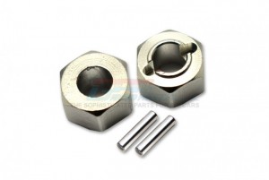 GPM LM010R ALUMINUM REAR WHEEL HEX ADAPTERS 5mm TEAM LOSI  1/18 2WD MINI-T 2.0 STADIUM TRUCK LOS01015 - LM010R-S