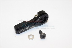 GPM SH025T3 ALUMINIUM SERVO HORN FOR 25T SPLINE OUTPUT SHAFT 3 HOLES DESIGN FOR AIRTRONICS / KO / JR - SH025T3-BK