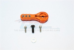 GPM SH024T3 ALUMINIUM SERVO HORN FOR 24T SPLINE  OUTPUT SHAFT 3 HOLES DESIGN FOR  AIRTRONICS / KO / JR - SH024T3-OR