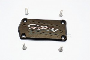 GPM SCX2017 ALUMINIUM RECEIVER COVER 1/10 RC AXIAL SCX10 II CRAWLER - Black - SCX2017-BK