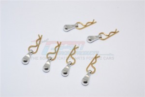 GPM BCM003XS BODY CLIPS W/ ALUMINIUM MOUNT For 1/12 1/16 1/18 RC Car - BCM003XS-S