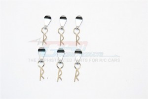 GPM BCM002M BODY CLIPS ALUMINIUM MOUNT For 1/10 1/16 1/18 RC Car - BCM002M-GS