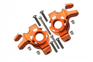 GPM SCX6021 ALUMINUM FRONT KNUCKLE ARMS AXI252004 AXIAL RACING 1/6 RC 4WD SCX-6 CRAWLER - SCX6021-OR