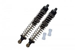 GPM LMT130F/R ALUMINUM FRONT/REAR ADJUSTABLE SPRING DAMPERS - 130mm LOS243013 LOSI 1/8 RC LMT 4WD SOLID AXLE MONSTER TRUCK LOS04022 - BLACK - LMT130F/R-BK-S