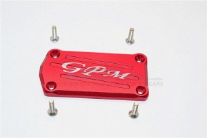 GPM SCX2017 ALUMINIUM RECEIVER COVER 1/10 RC AXIAL SCX10 II CRAWLER - Red - SCX2017-R
