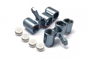 GPM SKE021 ALUMINUM FRONT KNUCKLE ARM TEAM CORALLY 1/10 SKETER XL4S MONSTER - GUN SILVER - SKE021-GS