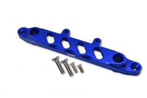 GPM SCX6015F ALUMINUM FRONT CHASSIS BRACE AXIAL RACING 1/6 SCX-6 CRAWLER - BLUE - SCX6015F-B